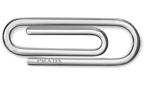 paperclip prada|Prada selling paperclips.